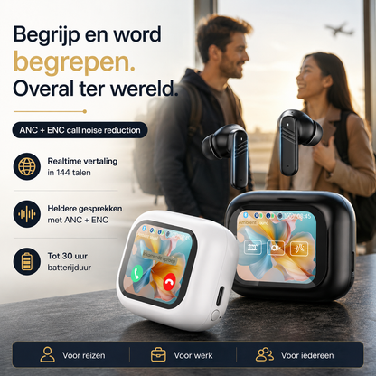 EchoTranslate Pro – real-time vertaal earbuds