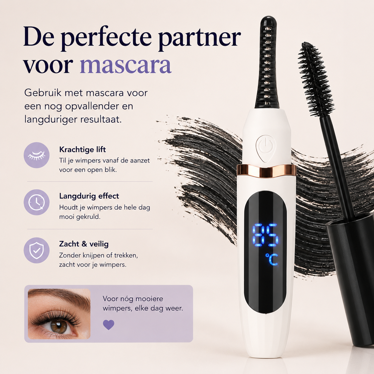 Lash Lift - Perfect gekrulde wimpers, iedere dag opnieuw.