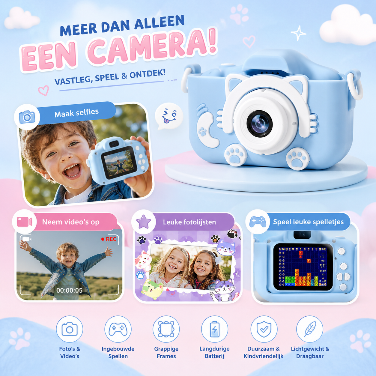 SnapKid Camera - Stimuleer creativiteit zonder schermtijd